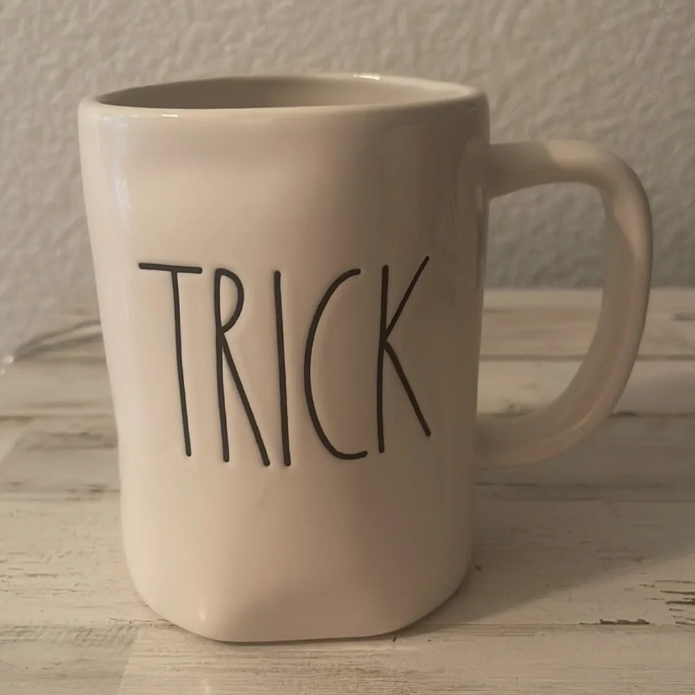 Rae Dunn Trick and Treat Mugs.